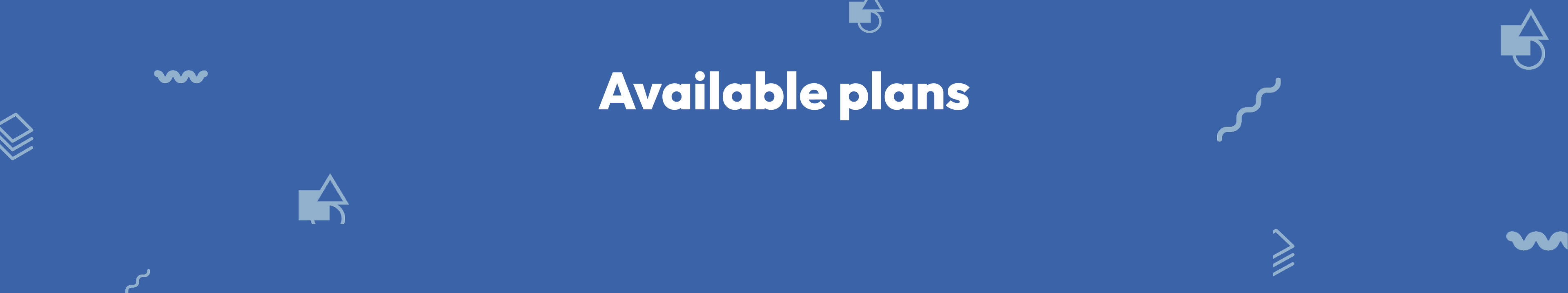 Premium Plans Banner